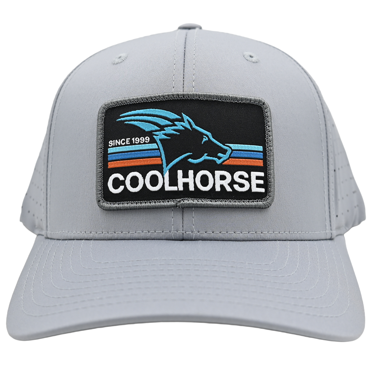 Coolhorse Grey Active Cap with Black Neon Lights Coolhorse Patch