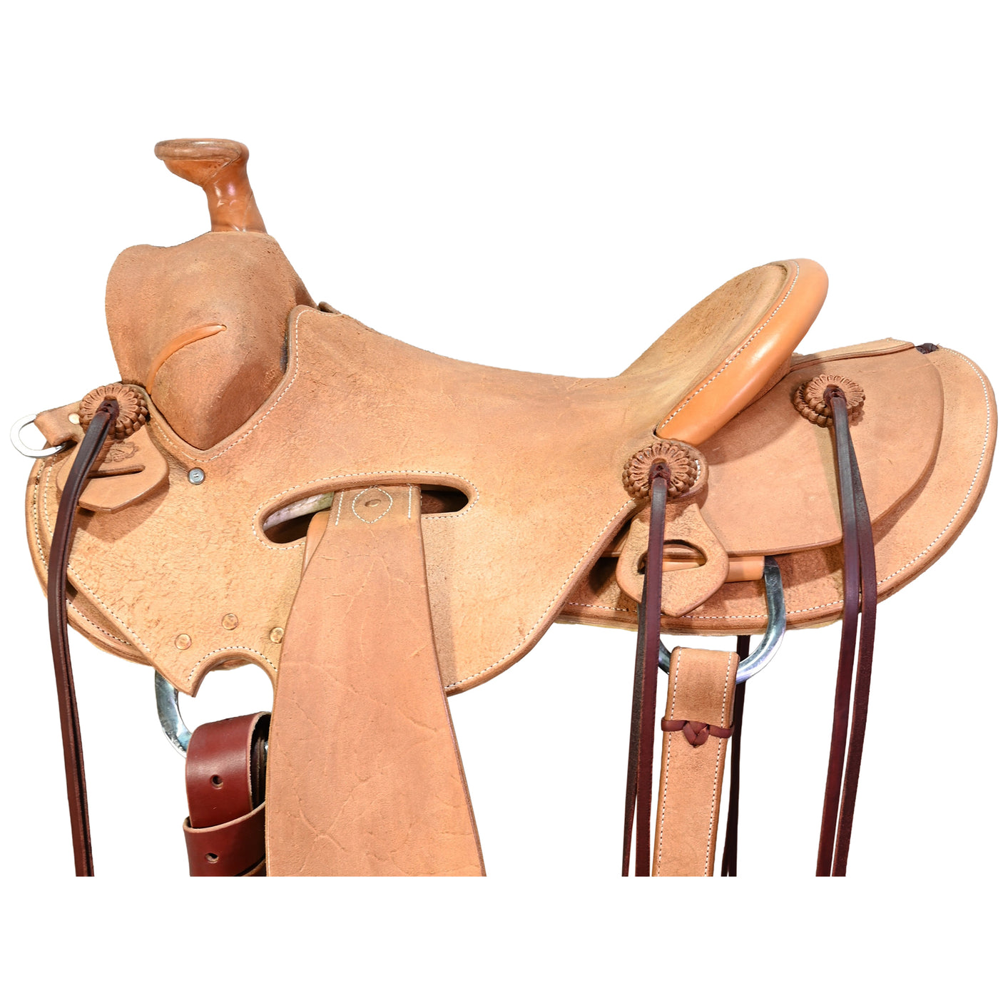 New! 15.5" Coolhorse Leather Ranch Saddle