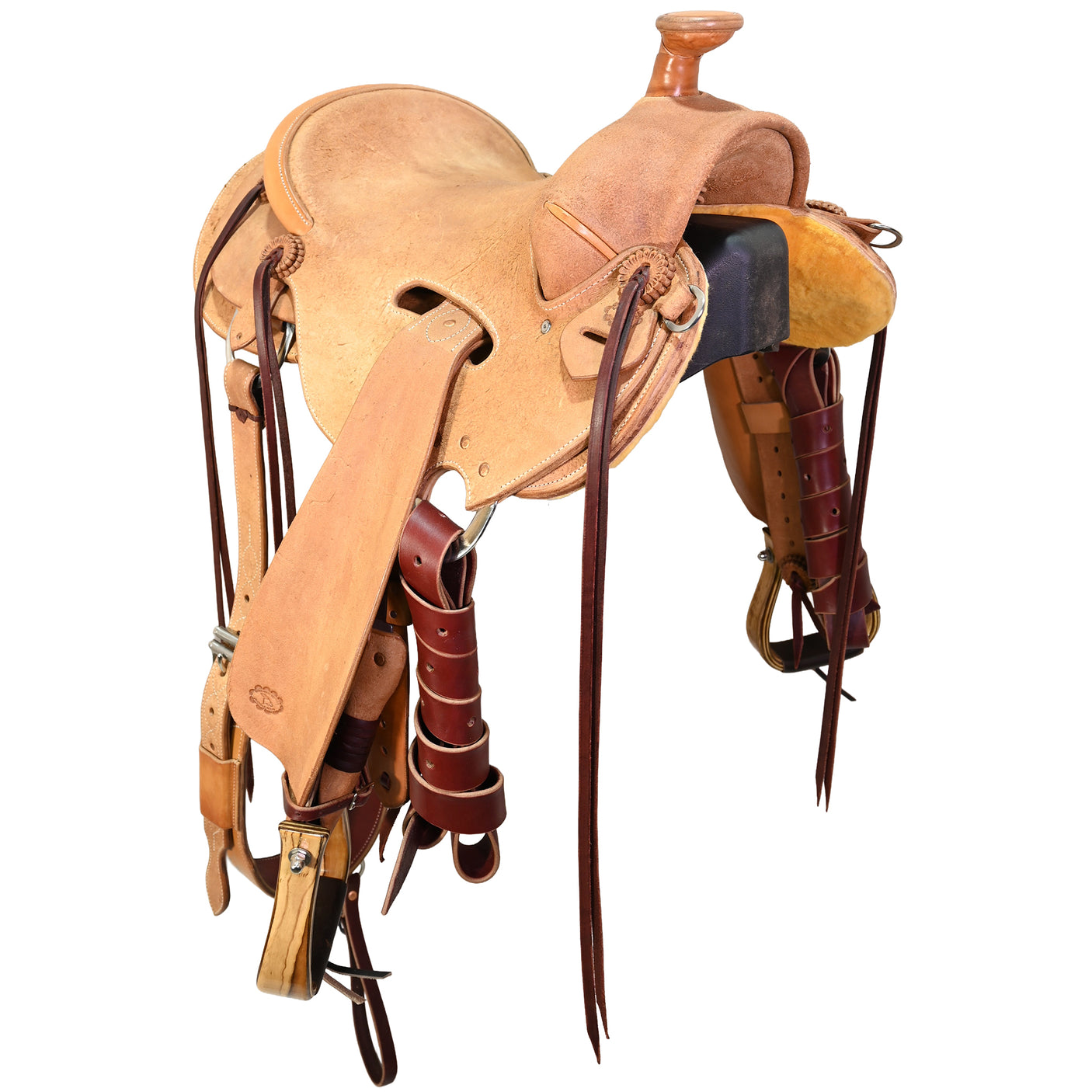 New! 15.5" Coolhorse Leather Ranch Saddle
