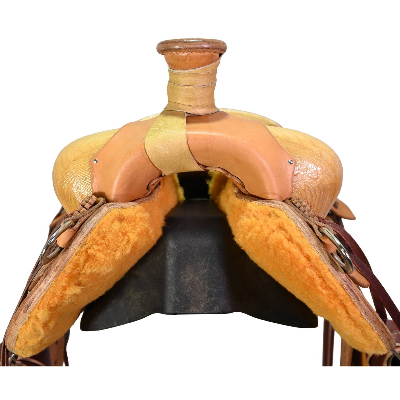 New! 16" Coolhorse Leather Skeleton Ranch Saddle