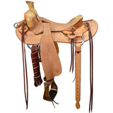 New! 16" Coolhorse Leather Skeleton Ranch Saddle