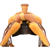 New! 16" Coolhorse Leather Skeleton Ranch Saddle