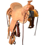 New! 15.5" Coolhorse Leather Ranch Saddle