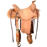 New! 15.5" Coolhorse Leather Ranch Saddle