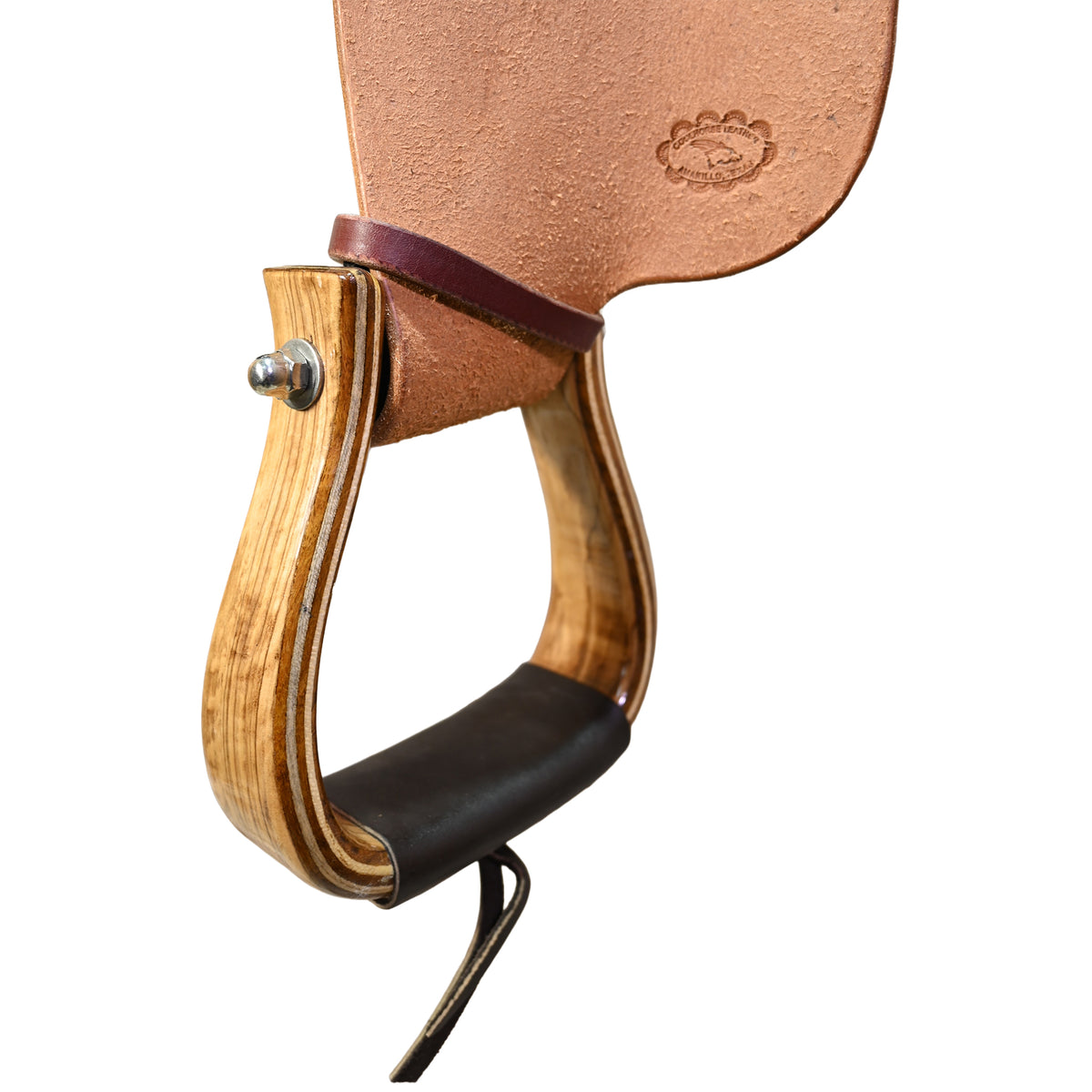 New! 15.5" Coolhorse Leather Skeleton Ranch Saddle