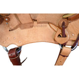 New! 15.5" Coolhorse Leather Skeleton Ranch Saddle
