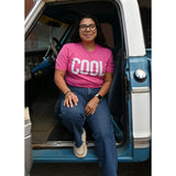 Coolhorse Classic Throwback Tee- Fuchsia