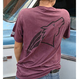 Coolhorse Classic Throwback Tee- Maroon