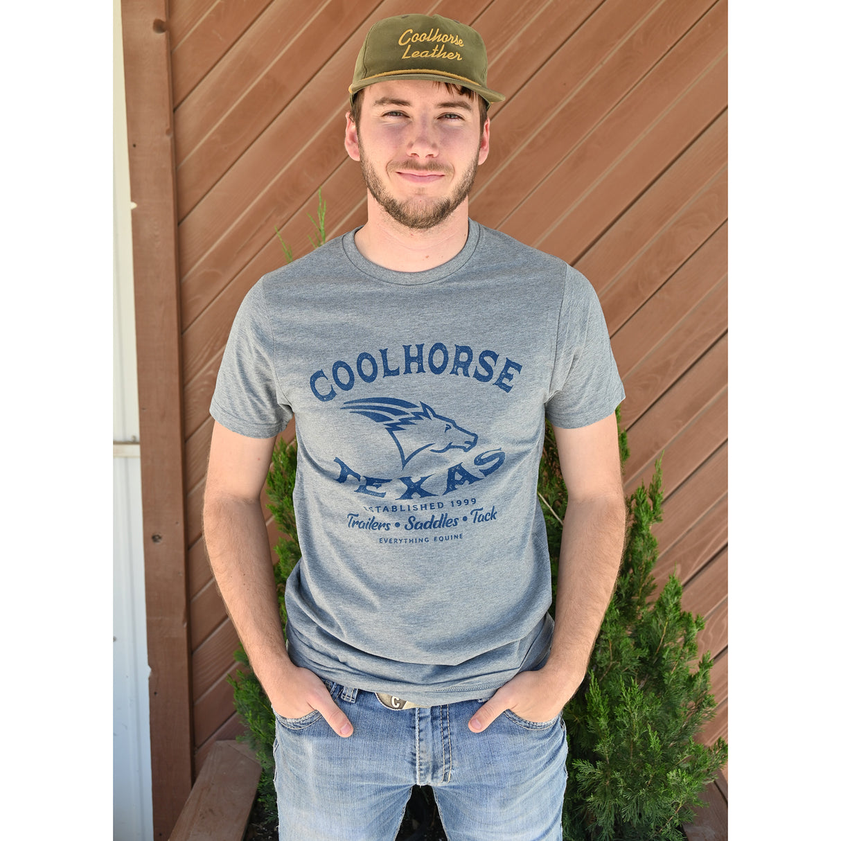 Coolhorse Light Grey Everything Equine Short Sleeve T-Shirt