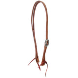 Coolhorse Leather Smoothout Slot Ear Headstall with Silver Sinclair Buckle