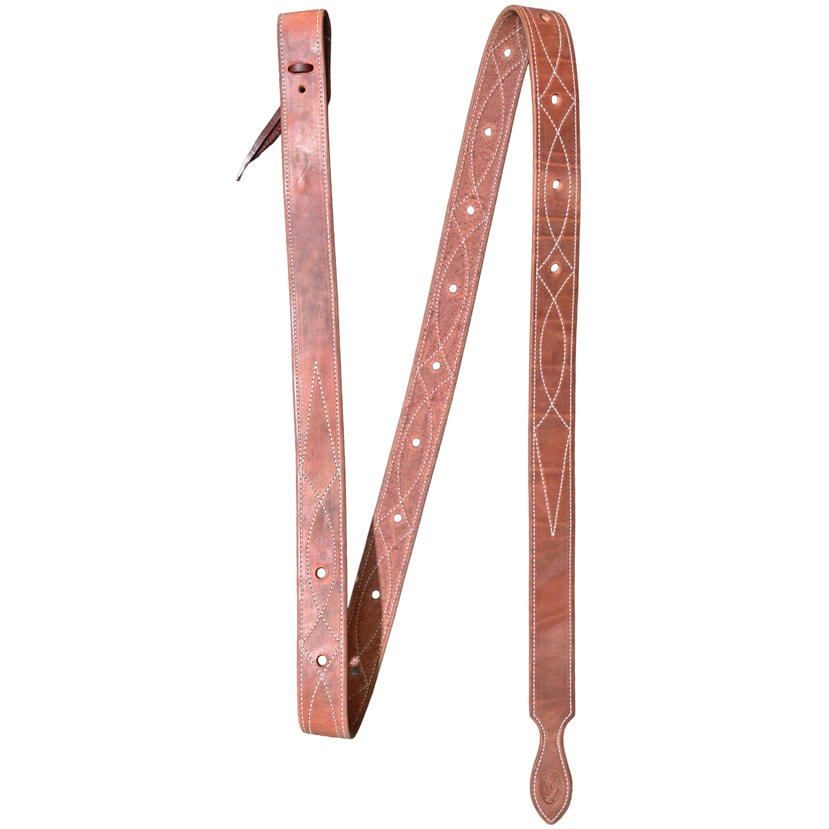 Coolhorse Leather 1 3/4" Gunslinger Stitched Harness Leather Latigo