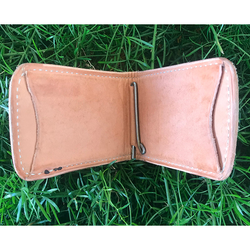 Coolhorse Leather Mini Smoothout Money Clip Wallet