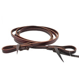 Coolhorse Leather 1/2" Latigo Leather Roping Reins- Handmade in Amarillo, TX