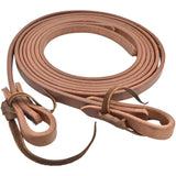 Coolhorse Leather 5/8" Weighted Harness Leather Split Rein- Handmade in Amarillo, TX