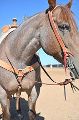 Coolhorse Leather 1/2" Harness Leather Roping Reins with Waterloops- Handmade in Amarillo, TX