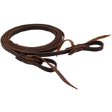 Coolhorse Leather 5/8" Latigo Leather Pony Split Rein- Handmade in Amarillo, TX