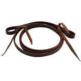 Coolhorse Leather 1/2" Latigo Leather Pony Roping Rein- Handmade in Amarillo, TX