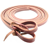 Coolhorse Leather 5/8" Latigo Leather Weighted Double Stitched Reins