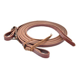Coolhorse Leather 1/2" Latigo Leather Split Reins 7-8' Long, Handmade in Amarillo, TX