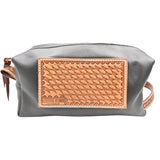 Coolhorse Leather Basket Stamped Leather Shave Kit