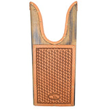 Coolhorse Leather Basket Stamped Stained Wooden Boot Jack