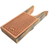 Coolhorse Leather Basket Stamped Stained Wooden Boot Jack