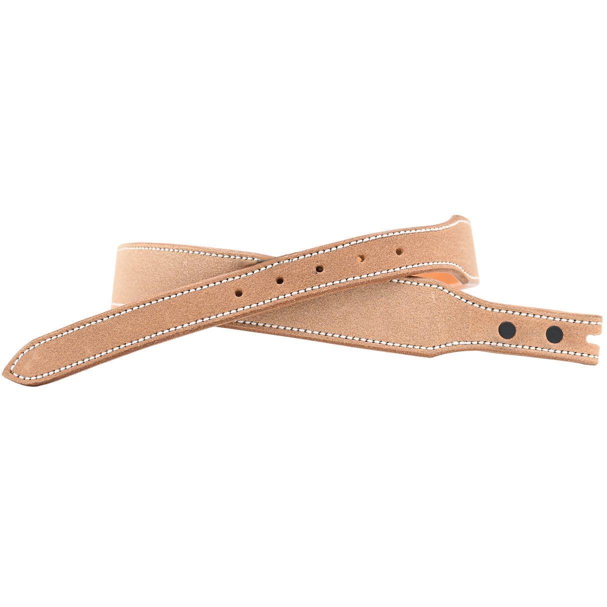 Coolhorse Leather 1 1/2-1" Tapered Roughout Belt- Pre-Made, Handmade in Amarillo, TX