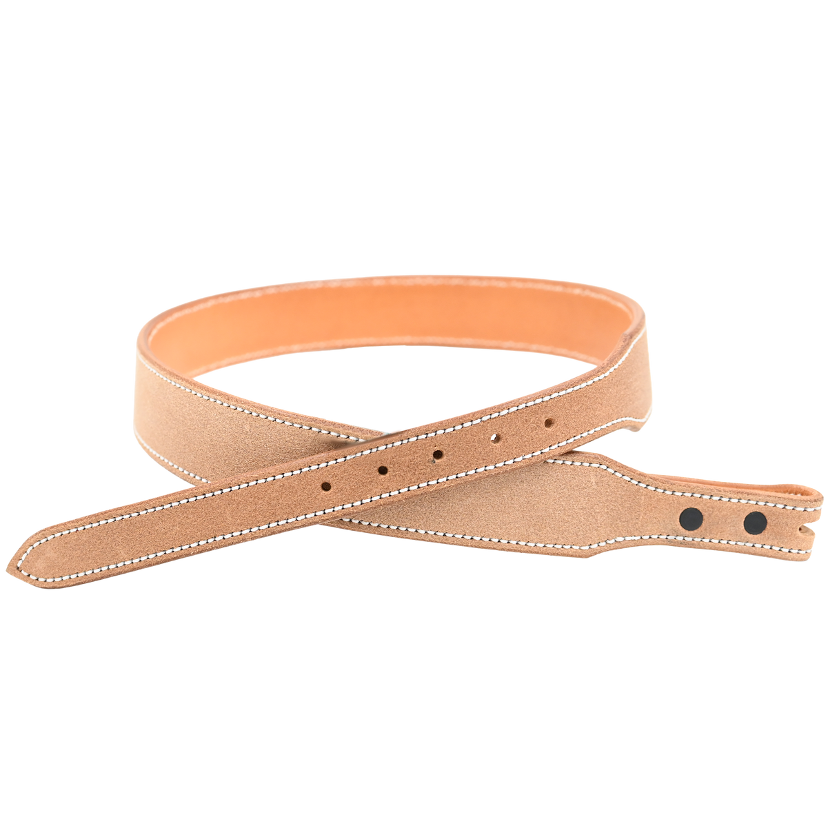 Coolhorse Leather 1 1/2-1" Tapered Roughout Belt- Pre-Made, Handmade in Amarillo, TX