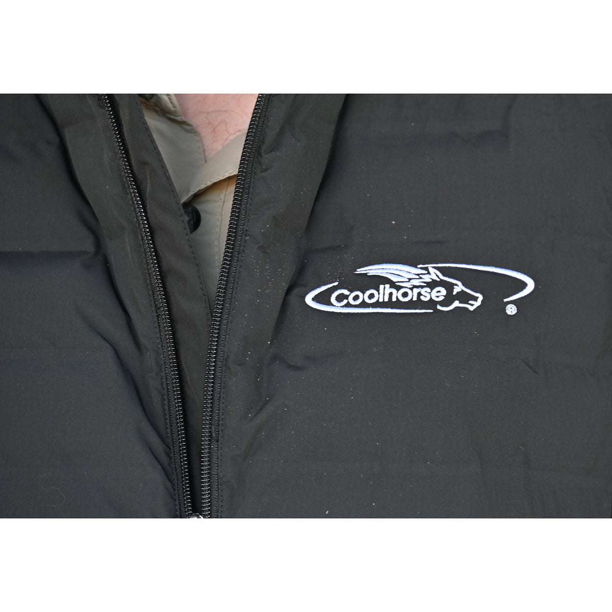 Coolhorse Black Men's Puffer Vest