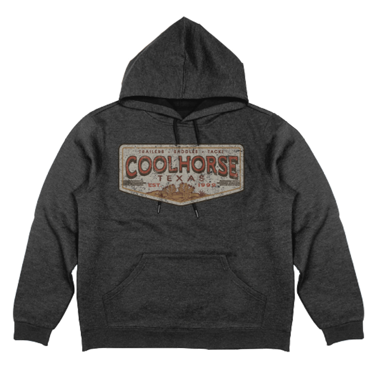 Coolhorse Rustic Desert Charcoal Hoodie