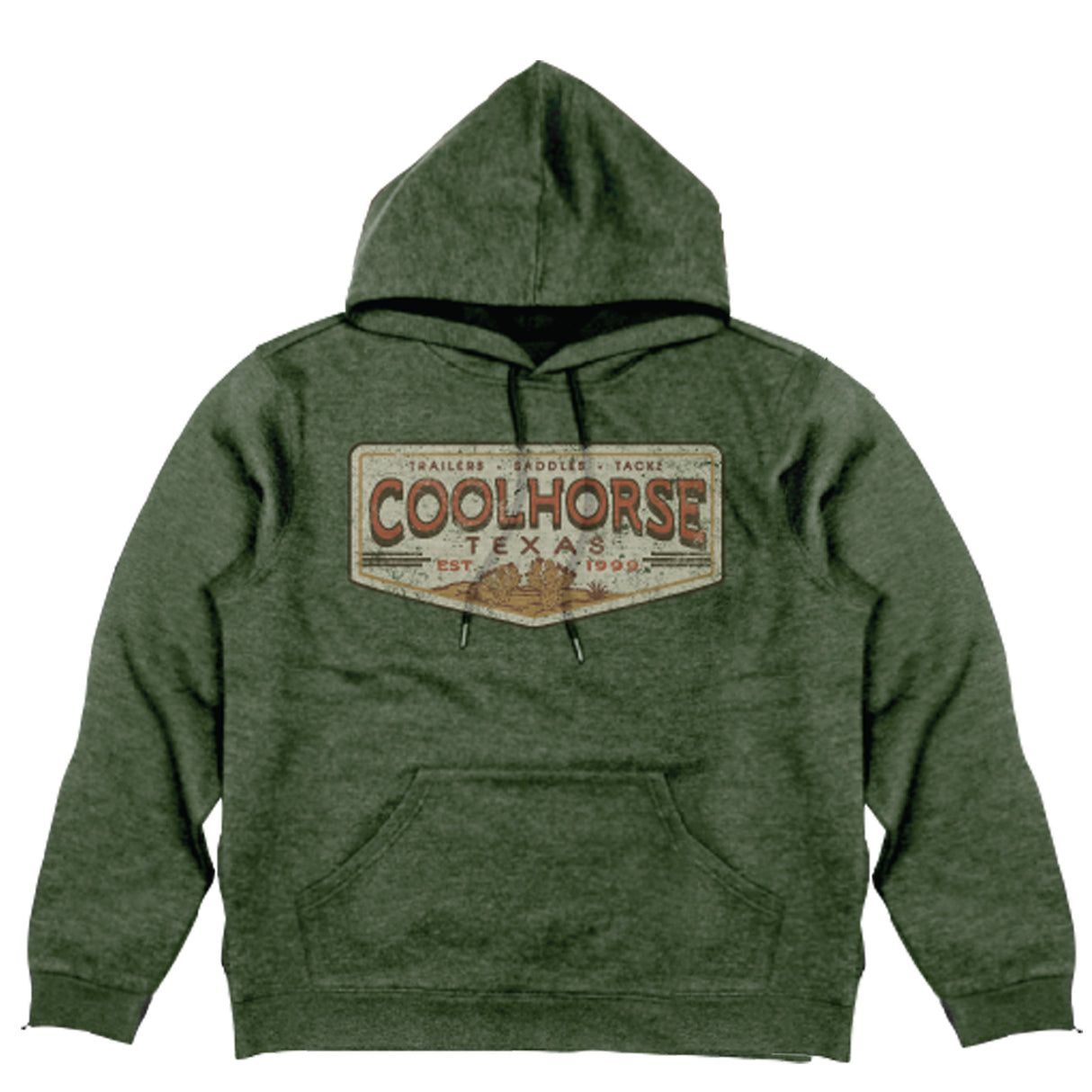 Coolhorse Rustic Desert Green Hoodie