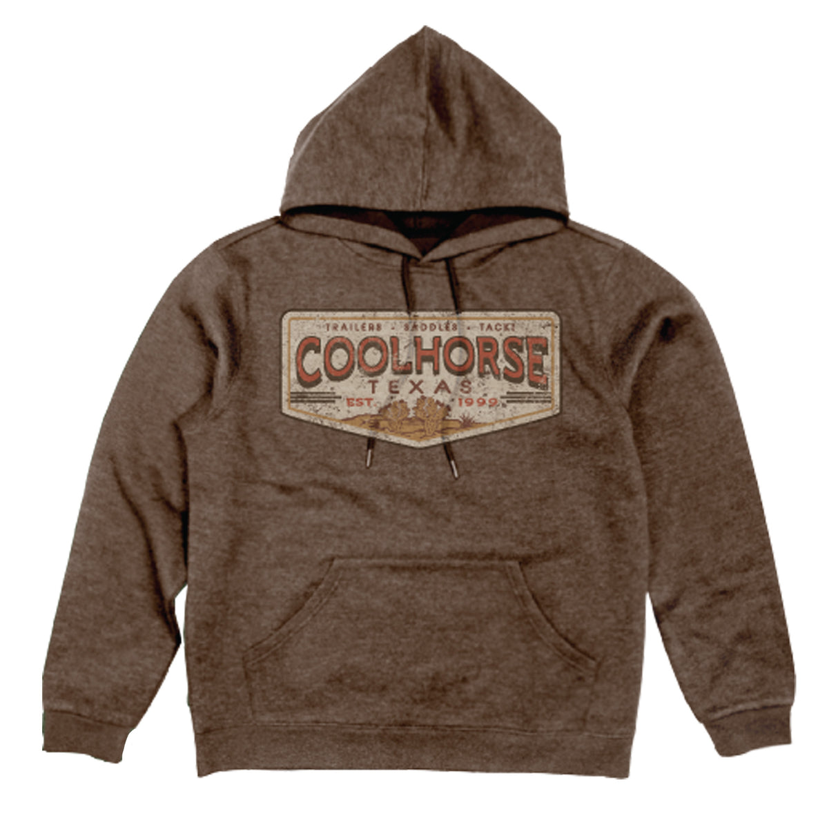 Coolhorse Rustic Desert Brown Hoodie