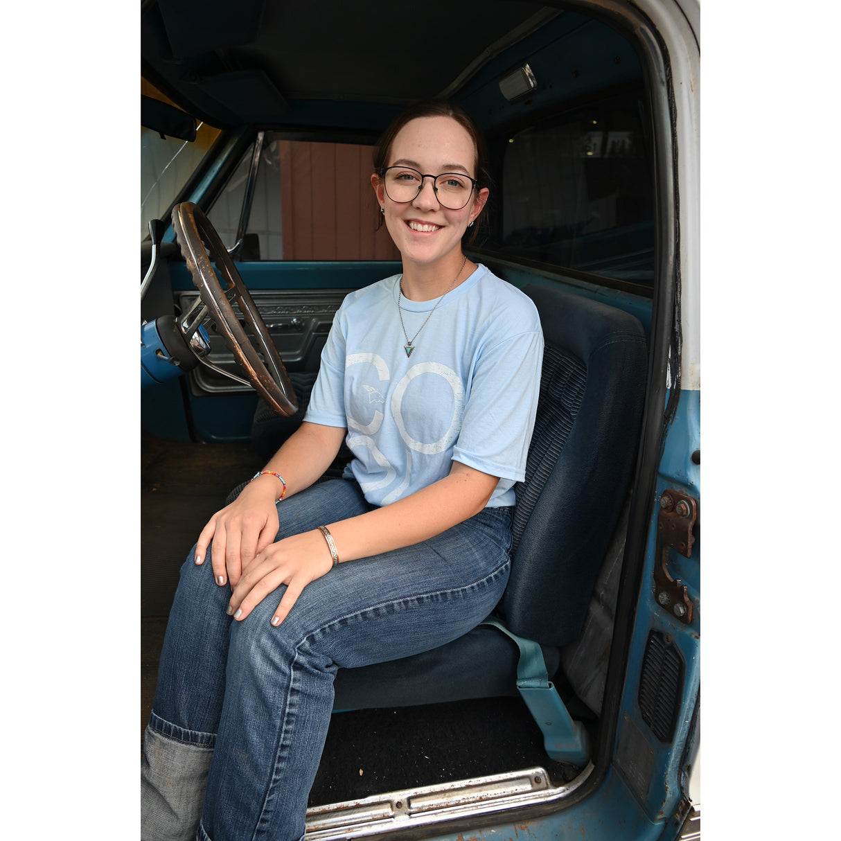Coolhorse Blast From The Past Tee- Blue