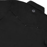 San Jac Youth Long Sleeve Performance Pearl Snap Shirt - Midnight Black