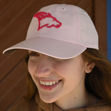 Coolhorse Baby Pink Active Cap with Hot Pink Coolhorse Logo
