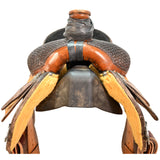 SOLD! Used 15" Coolhorse Trophy Team Roping Saddle