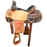 SOLD! Used 15" Coolhorse Trophy Team Roping Saddle