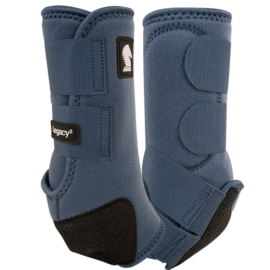 Classic Equine Legacy2 Front Protective Boots- Dark Denim