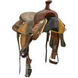 Used 13.5" Corriente Team Roping Saddle