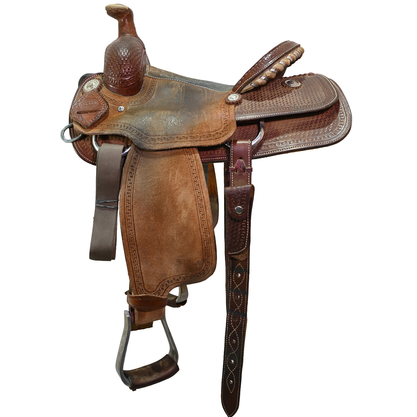 Used 13.5" Corriente Team Roping Saddle