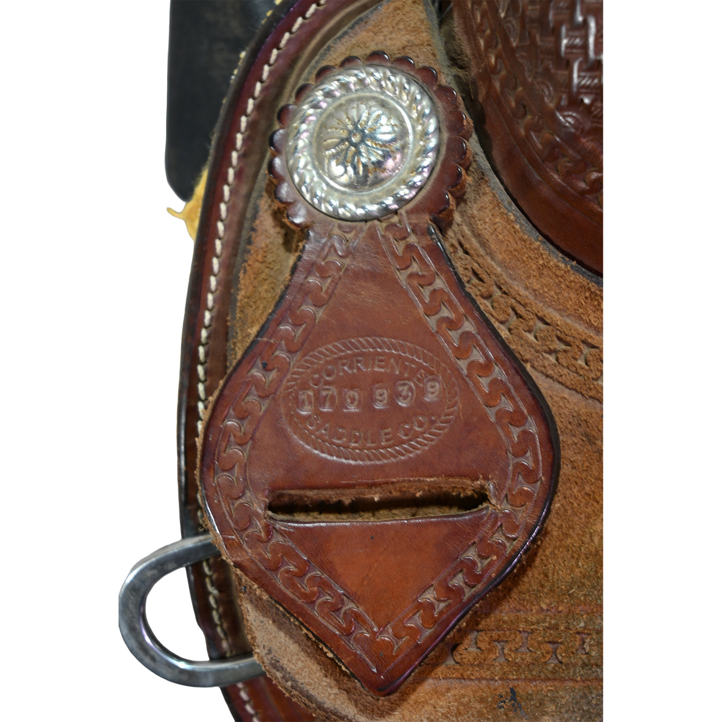 Used 13.5" Corriente Team Roping Saddle