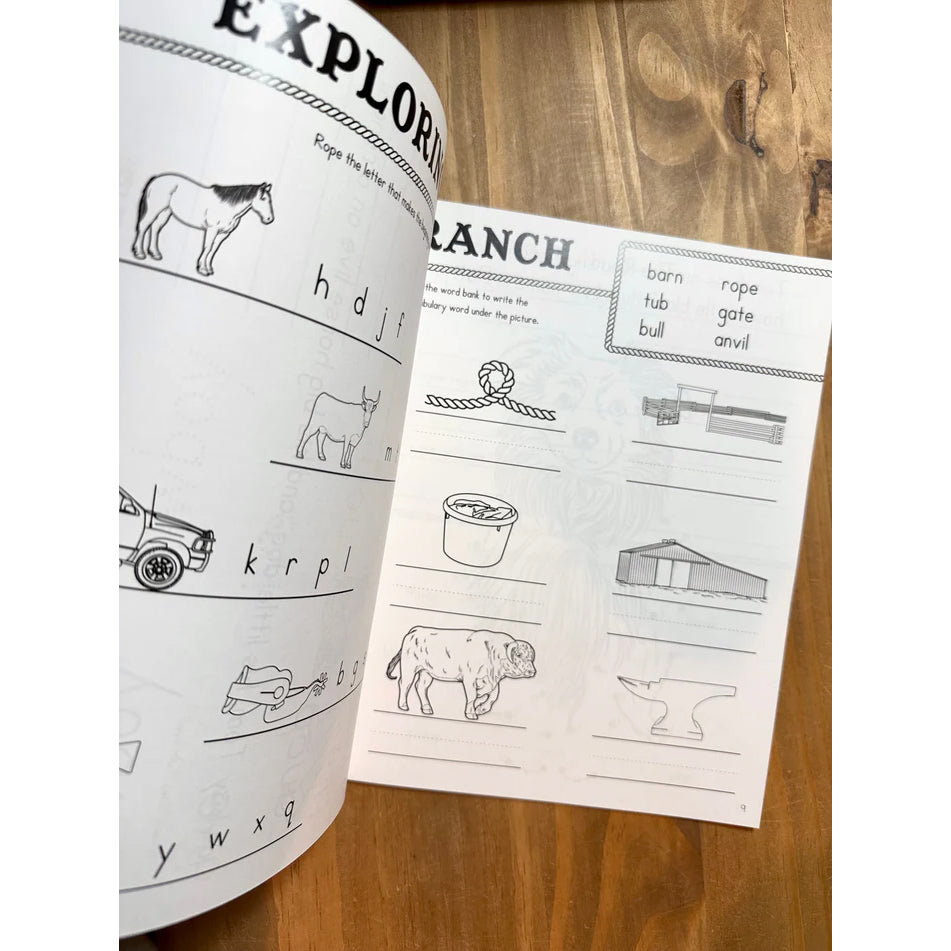 Bored on the Range Cowboy Tom: Workbook One