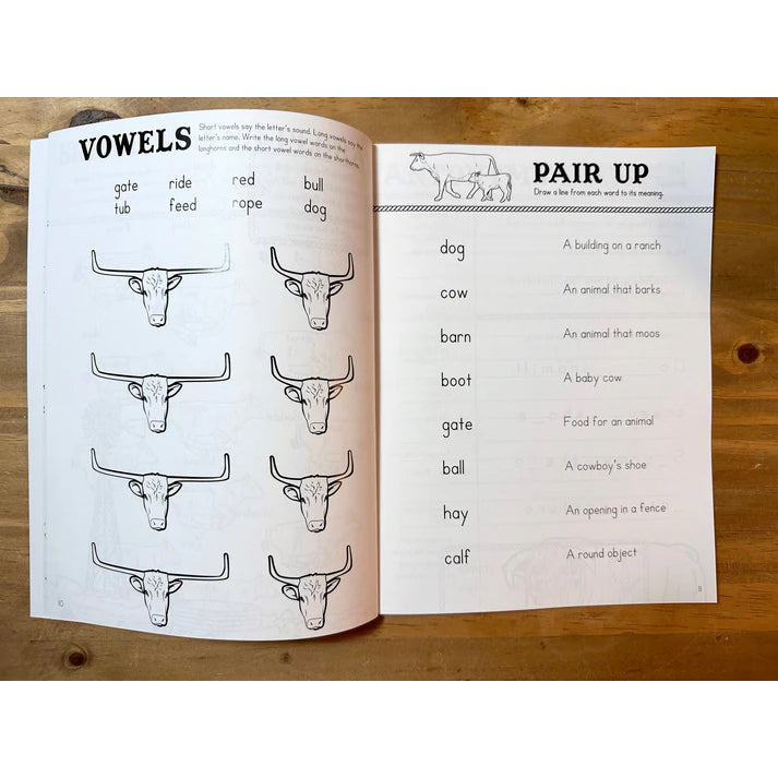 Bored on the Range Cowboy Tom: Workbook Two