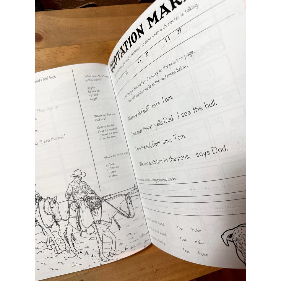 Bored on the Range Cowboy Tom: Workbook Two