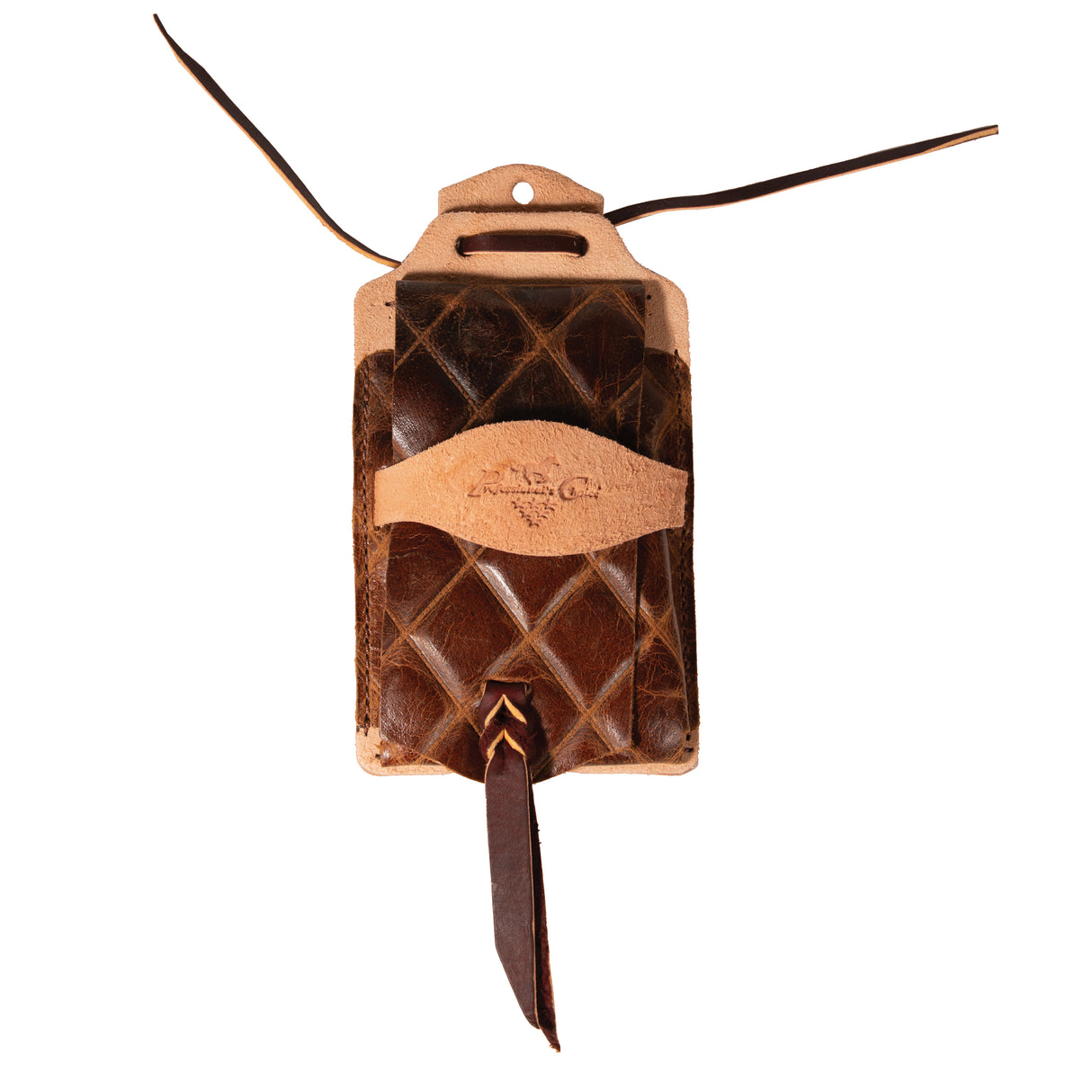 Professional's Choice Leather Cell Phone Case- Rustic Diamond