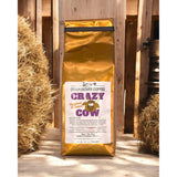 Cowpuncher Coffee Crazy Cow Hazelnut & Cream Medium Roast Coffee Grounds- 1lb