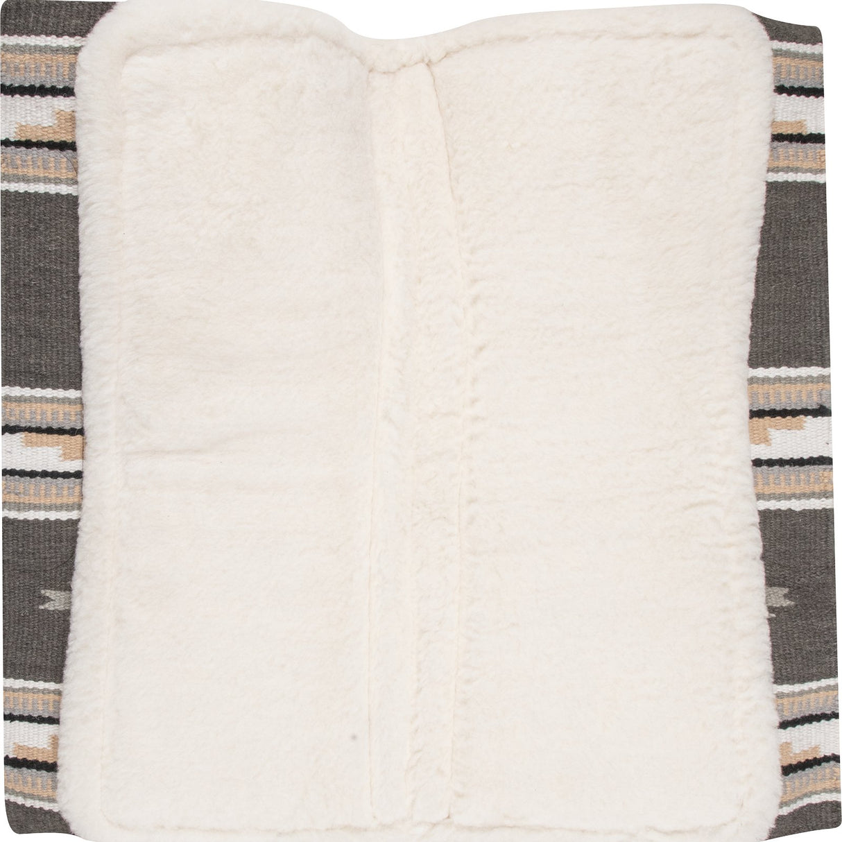 Cashel 3/4" Blanket Top Performance Fleece Saddle Pad- Steel/Tan