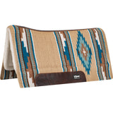 Cashel 3/4" Blanket Top Performance Fleece Saddle Pad- Tan/Turquoise