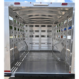 SOLD! 2025 Platinum Stock Trailer, 2 Cut Gates, 8'x24'x6'6"