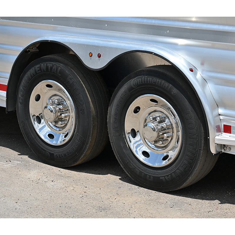 SOLD! 2025 Platinum Stock Trailer, 2 Cut Gates, 8'x24'x6'6"